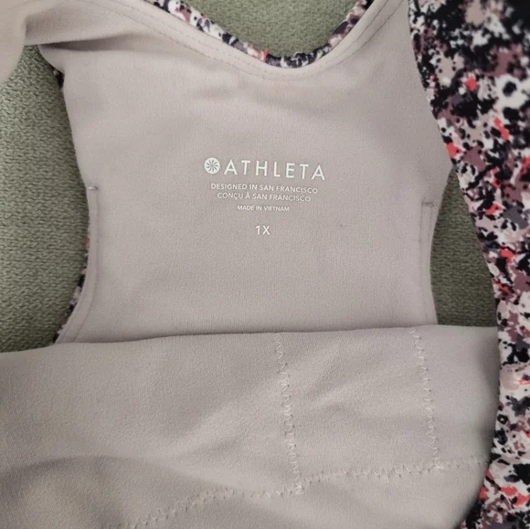 Athleta Top Conscious Cropped Bra Size 1x - Picture 3 of 5